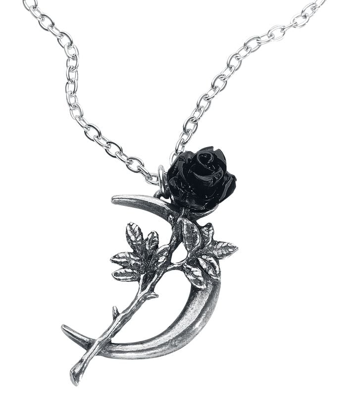 gothicana by emp "New Romance" Necklace silver-coloured by Alchemy Gothic