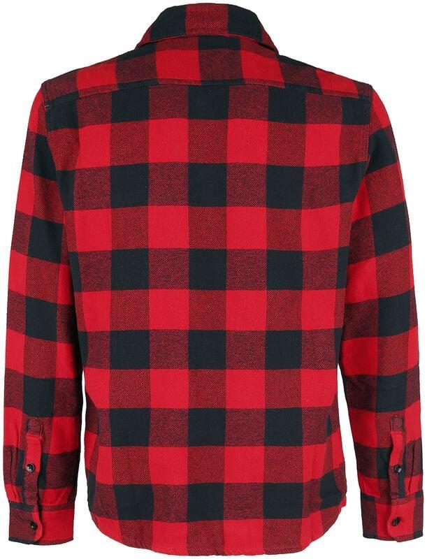 Gothicana By Emp "New Sacramento Shirt" Longsleeve Red By Dickies