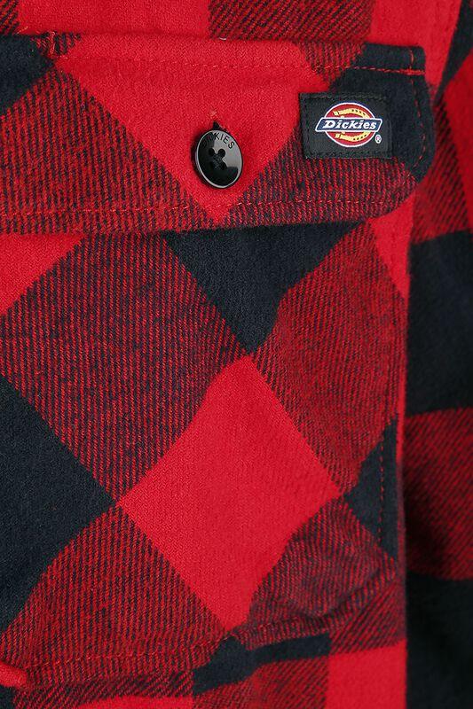Gothicana By Emp "New Sacramento Shirt" Longsleeve Red By Dickies