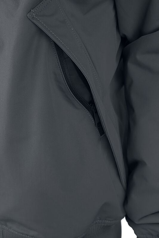 Gothicana By Emp "New Sarpy Jacket" Bomber Jacket Grey By Dickies