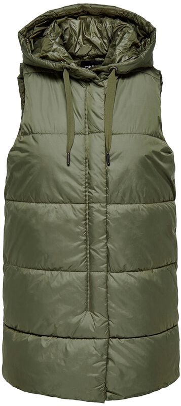 gothicana by emp "Newasta puffer waistcoat" Vest olive by Only