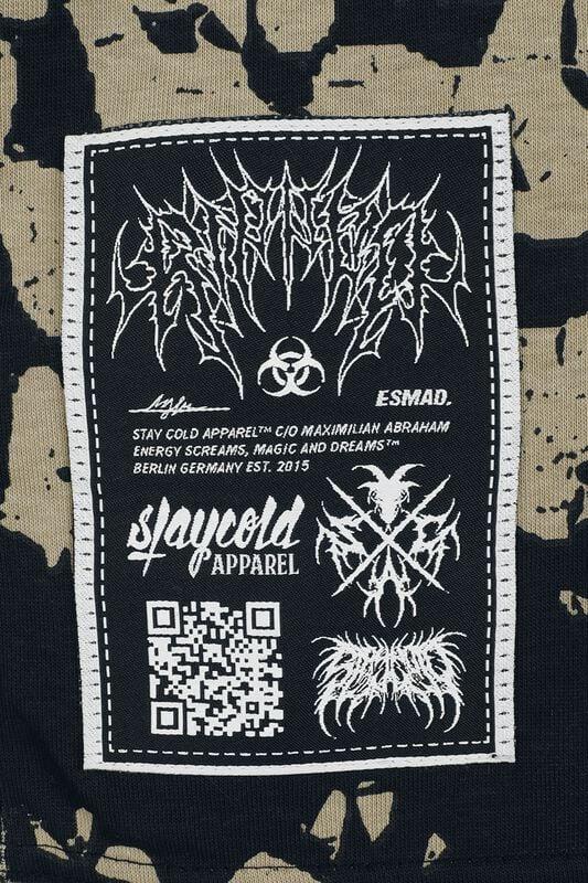 Gothicana By Emp "Night Ops - Heavy Oversized T-Shirt" T-Shirt Black By Stay Cold Apparel
