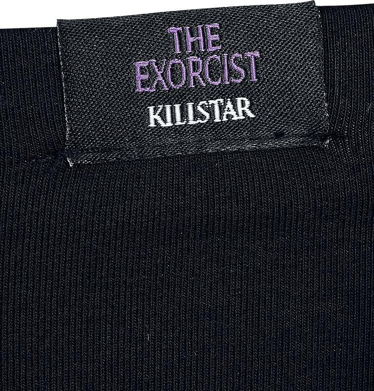Gothicana By Emp "Night Walk Leggings" Leggings Black-grey By The Exorcist By Killstar