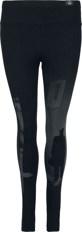 gothicana by emp "Night Walk Leggings" Leggings black-grey by The Exorcist by Killstar