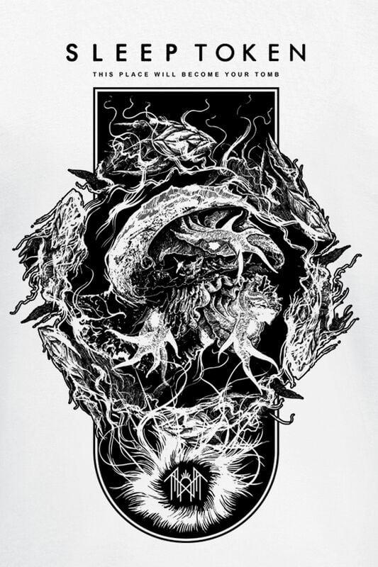 Gothicana By Emp "Nimbus" T-Shirt White By Sleep Token