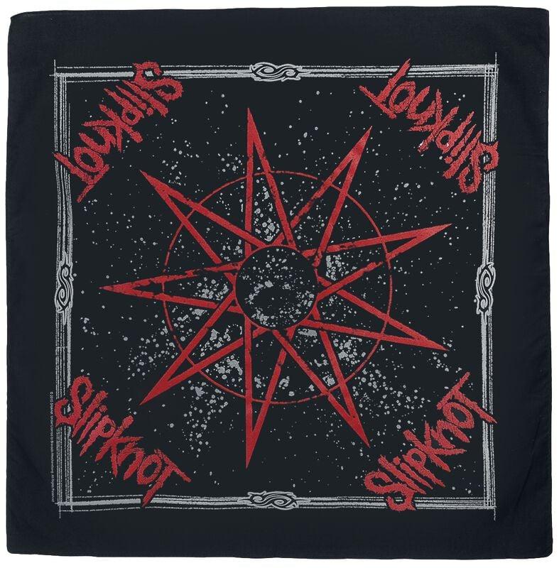 gothicana by emp "Nine Pointed Star - Bandana" Bandana multicolour by Slipknot