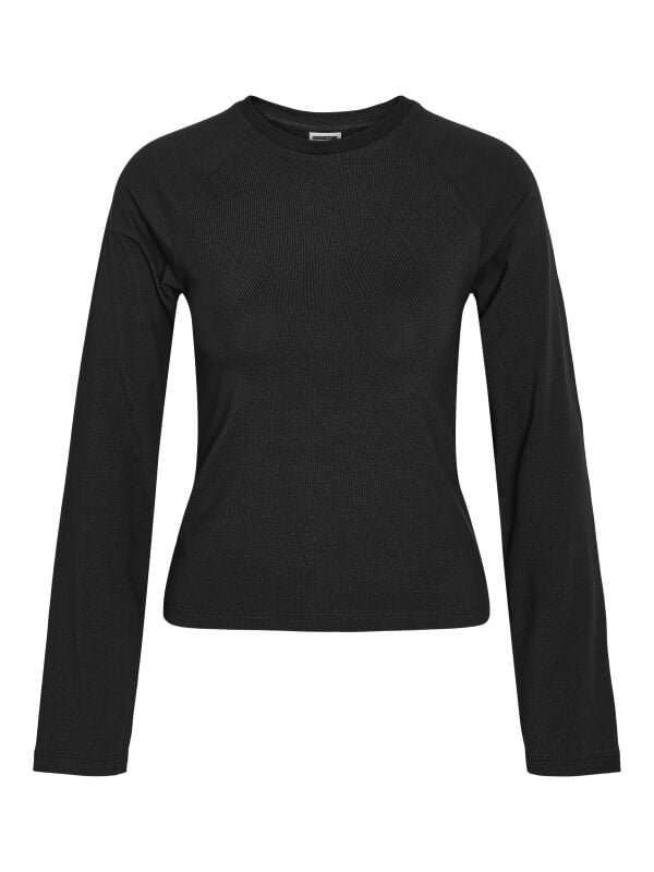 gothicana by emp "NMKATINKA L/S RAGLAN TOP FWD JRS NOOS" T-Shirt black by Noisy May