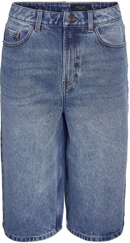gothicana by emp "Nmlila HW Loos Denim Shorts" Shorts light blue by Noisy May