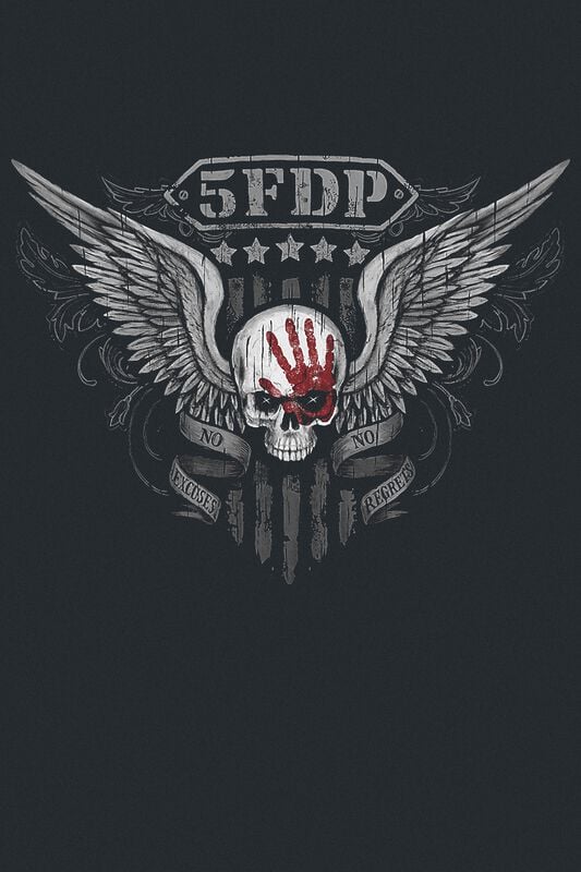 Gothicana By Emp "No Regrets" Hoodie Black By Five Finger Death Punch