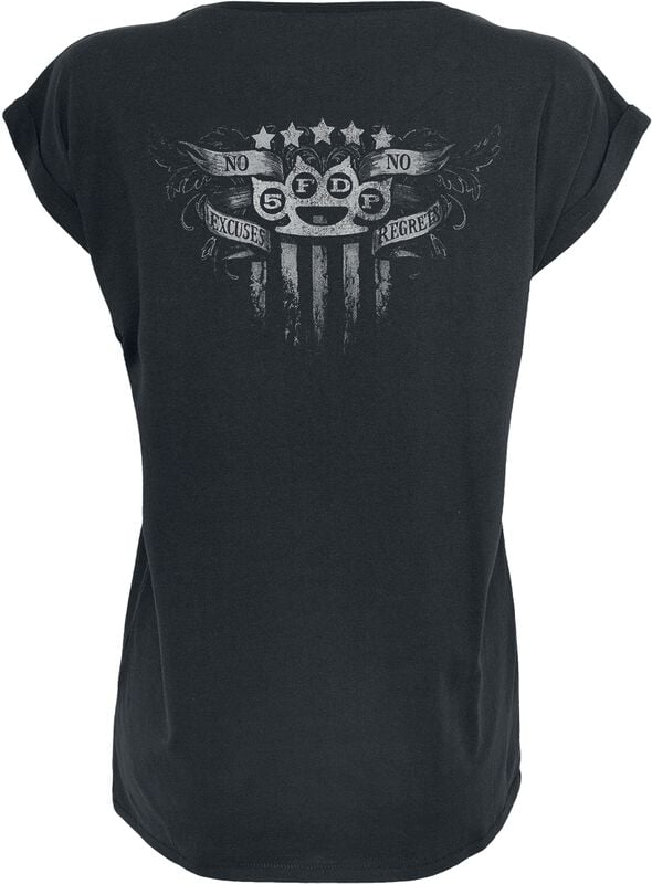 Gothicana By Emp "No Regrets" T-Shirt Black By Five Finger Death Punch