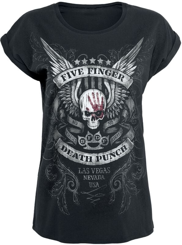 gothicana by emp "No Regrets" T-Shirt black by Five Finger Death Punch