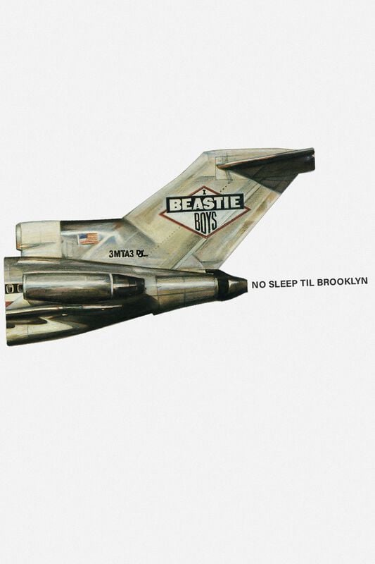 Gothicana By Emp "No Sleep Til Brooklyn Plane" T-Shirt White By Beastie Boys