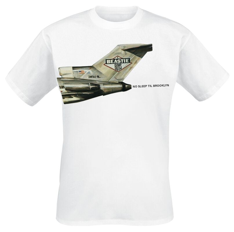 gothicana by emp "No Sleep Til Brooklyn Plane" T-Shirt white by Beastie Boys