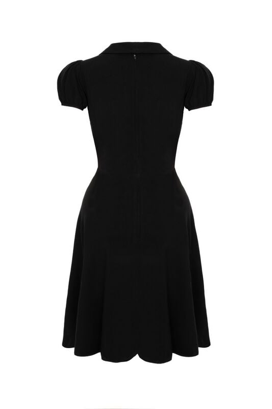 Gothicana By Emp "Not Into You Dress" Midi Dress Black By Hell Bunny