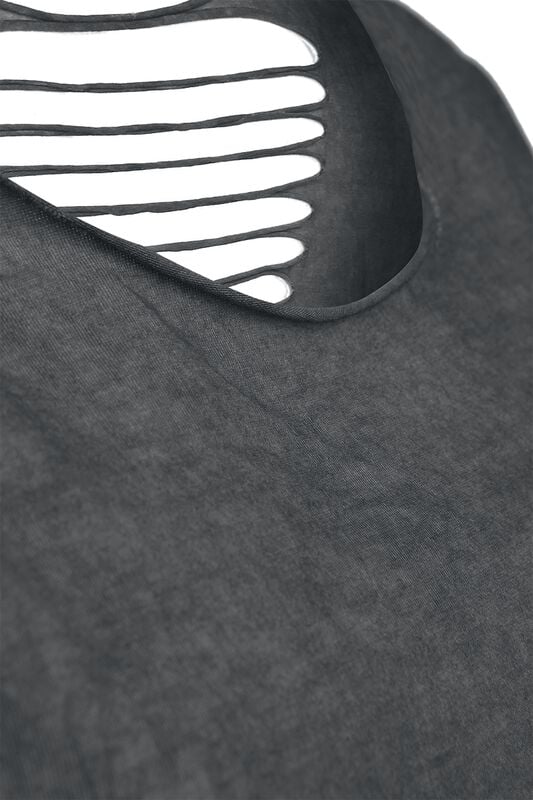 Gothicana By Emp "Nothing To Lose" Top Dark Grey By RED By EMP