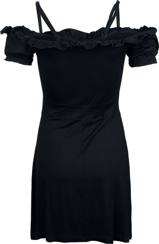 Gothicana By Emp "Off-Shoulder Dress" Mini Dress Black By Gothicana By EMP
