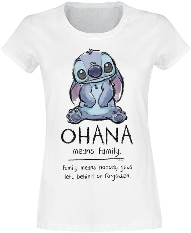 gothicana by emp "Ohana Means Family" T-Shirt white by Lilo & Stitch gothicana by emp "Ohana Means Family" T-Shirt white by Lilo & Stitch