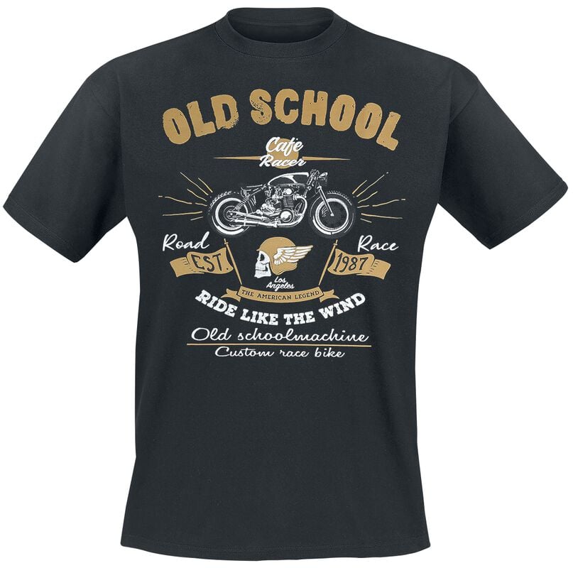 gothicana by emp "Old School Cafe Racer" T-Shirt black by Gasoline Bandit