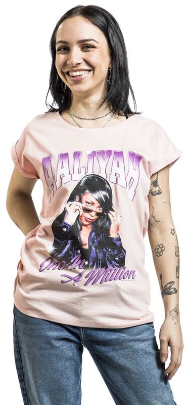 Gothicana By Emp "One In A Million" T-Shirt Light Pink By Aaliyah