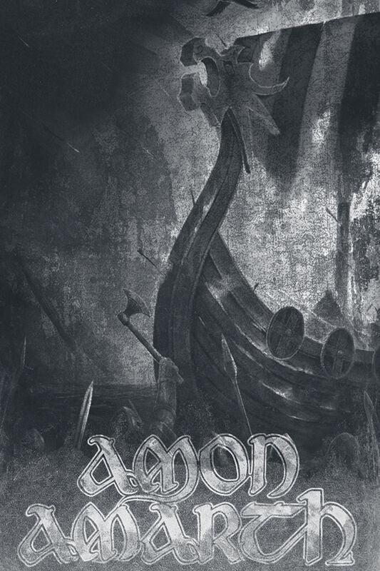 Gothicana By Emp "One Thousand Burning Arrows" T-Shirt Charcoal By Amon Amarth