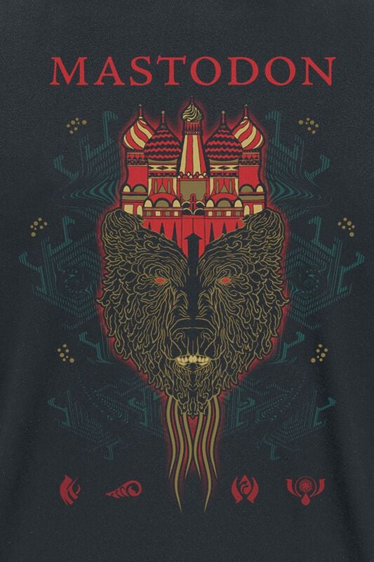 Gothicana By Emp "Onion Dome Bear" T-Shirt Black By Mastodon
