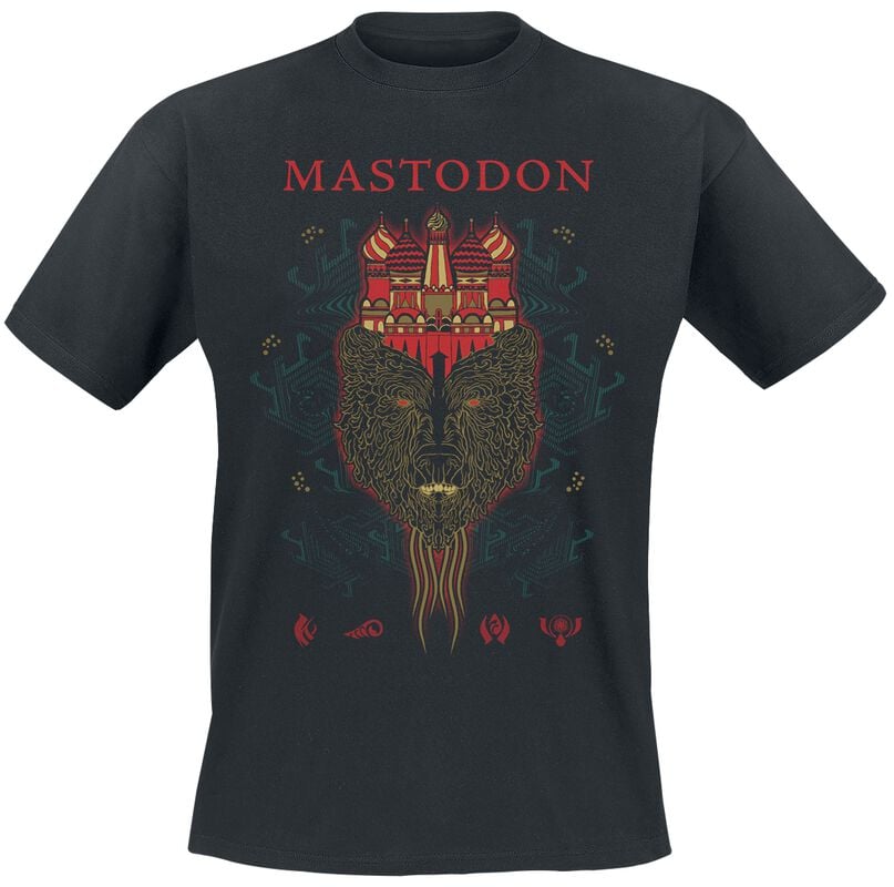 gothicana by emp "Onion Dome Bear" T-Shirt black by Mastodon
