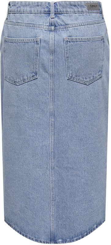 Gothicana By Emp "Onlbianca Midi Skirt DNM REA NOOS" Midi Skirt Light Blue By Only