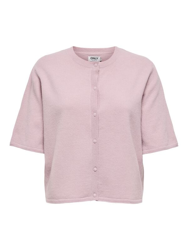 gothicana by emp "ONLTILDA S/S O-NECK CARDIGAN KNT" Cardigan light pink by Only