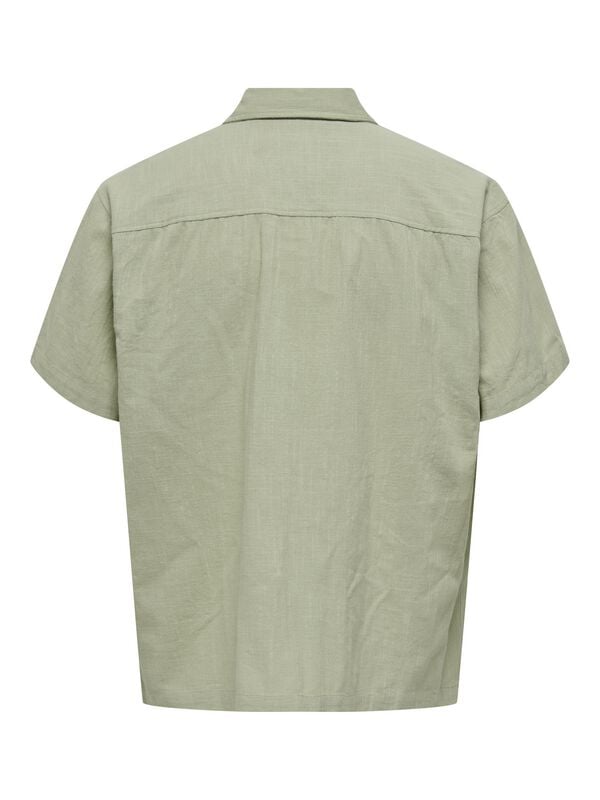 Gothicana By Emp "ONSCHARLES SHIRT" Short-sleeved Shirt Green By ONLY And SONS