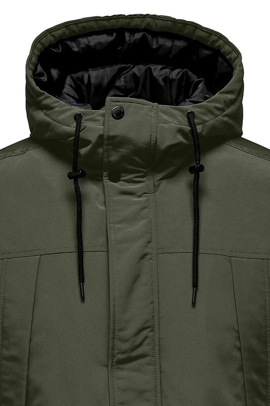Gothicana By Emp "ONSJAYDEN PARKA OTW VD" Coats Olive By ONLY And SONS