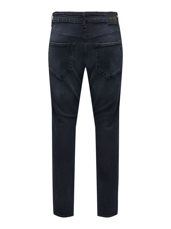 Gothicana By Emp "ONSLOOM SLIM B. BLACK 6921 MAT DNM NOOS" Jeans Blue By ONLY And SONS
