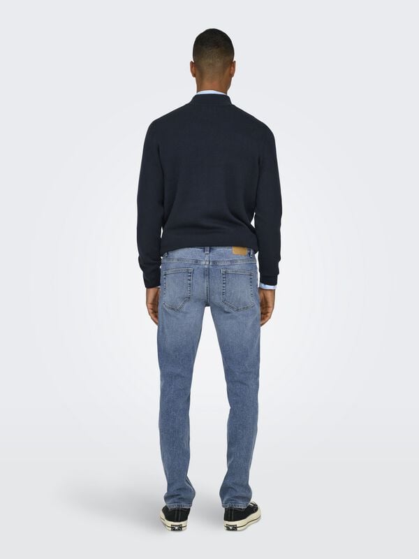 Gothicana By Emp "ONSLOOM SLIM LB 2529 PIM DNM NOOS" Jeans Blue By ONLY And SONS