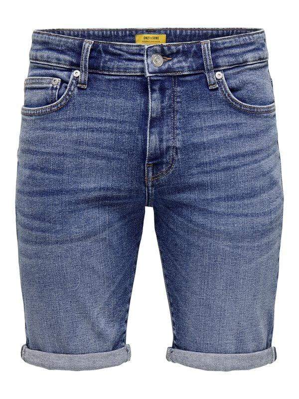 gothicana by emp "ONSPLY DBD 8773 TAI DNM SHORTS NOOS" Shorts blue by ONLY and SONS