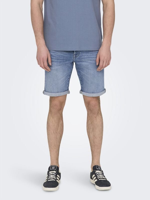 Gothicana By Emp "ONSPLY MBD 8772 TAI DNM SHORTS NOOS" Shorts Blue By ONLY And SONS