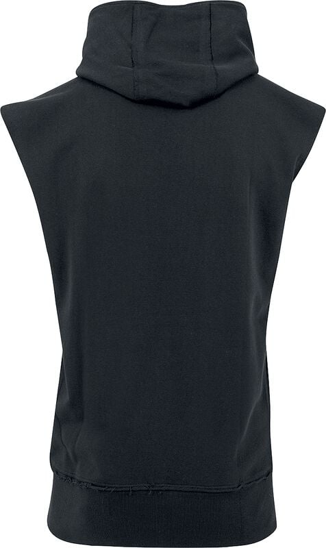 Gothicana By Emp "Open Edge Sleeveless Hoodie" Hoodie Black By Urban Classics