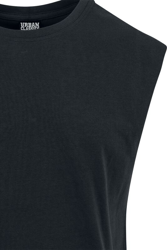Gothicana By Emp "Open Edge Sleeveless Tee" T-Shirt Black By Urban Classics