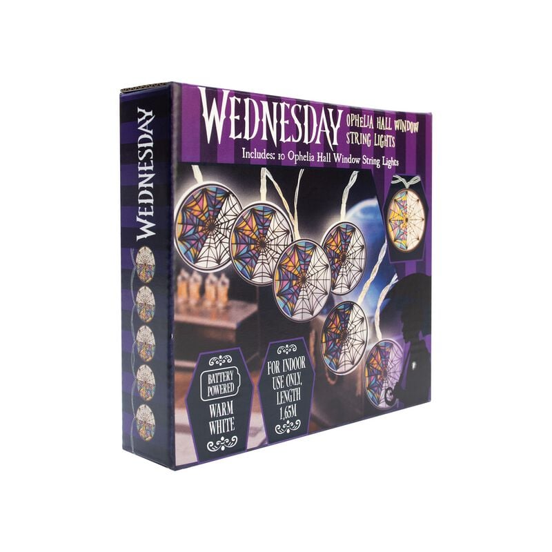 Gothicana By Emp "Ophelia Window" String Of Lights By Wednesday