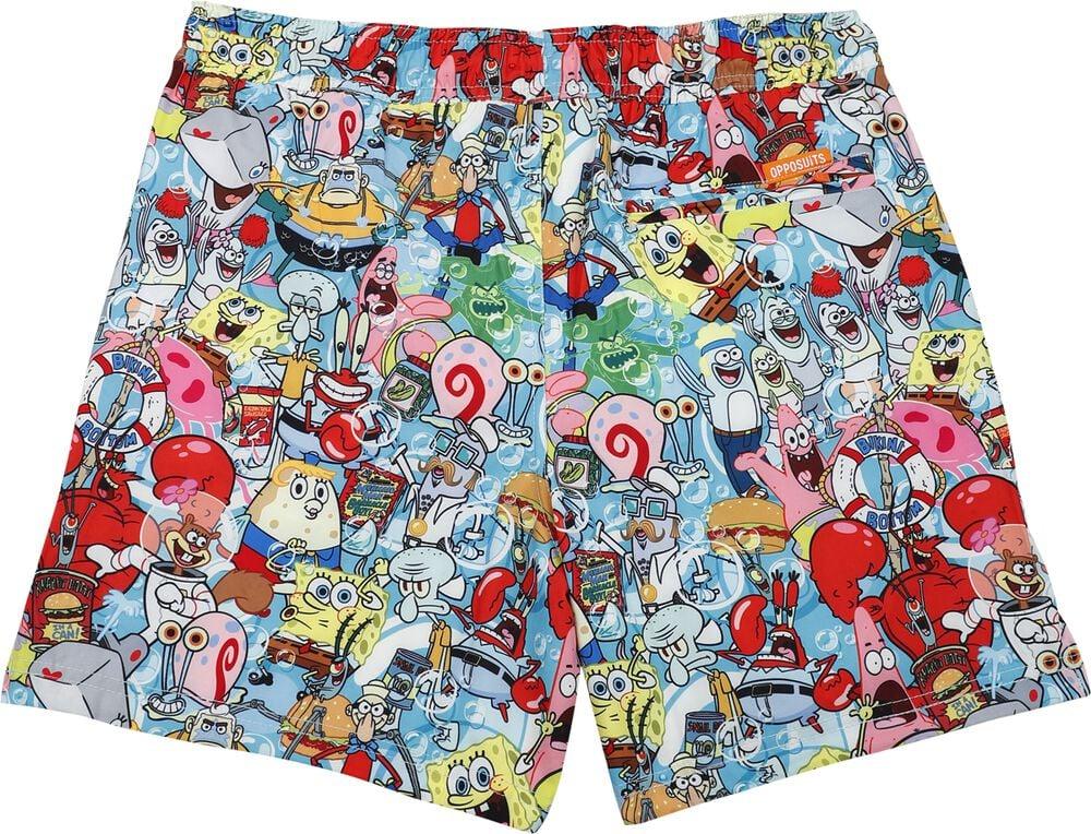 Gothicana By Emp "OppoSuits - Frenzy" Swim Shorts Multicolour By SpongeBob SquarePants