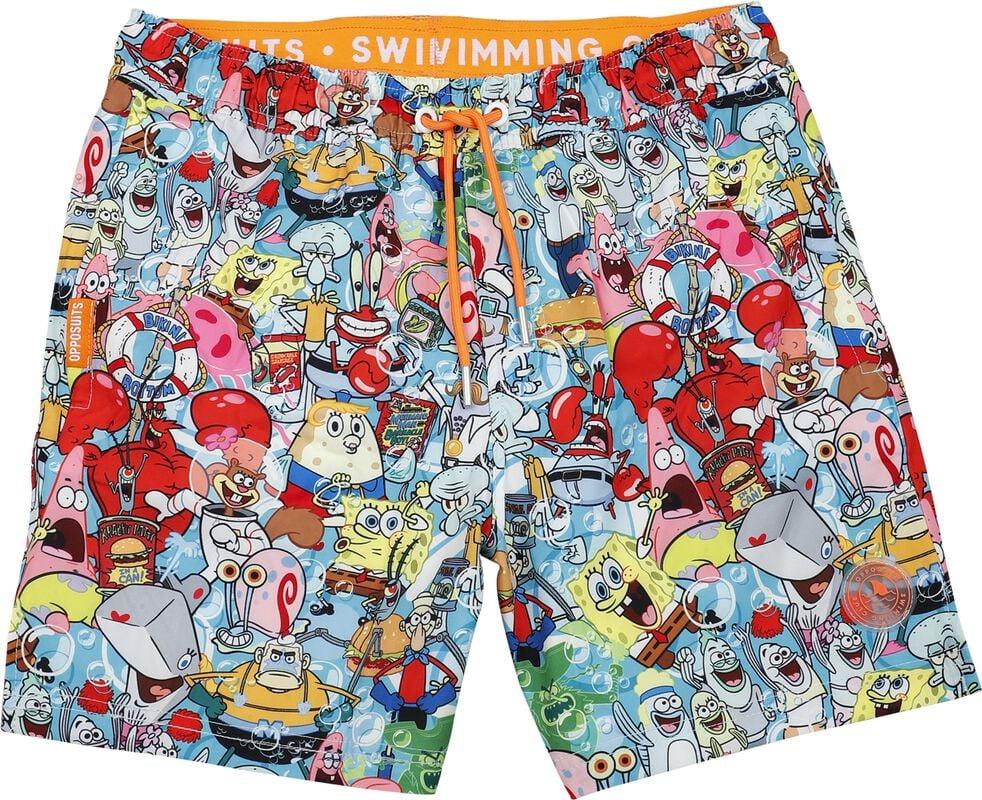 gothicana by emp "OppoSuits - Frenzy" Swim Shorts multicolour by SpongeBob SquarePants