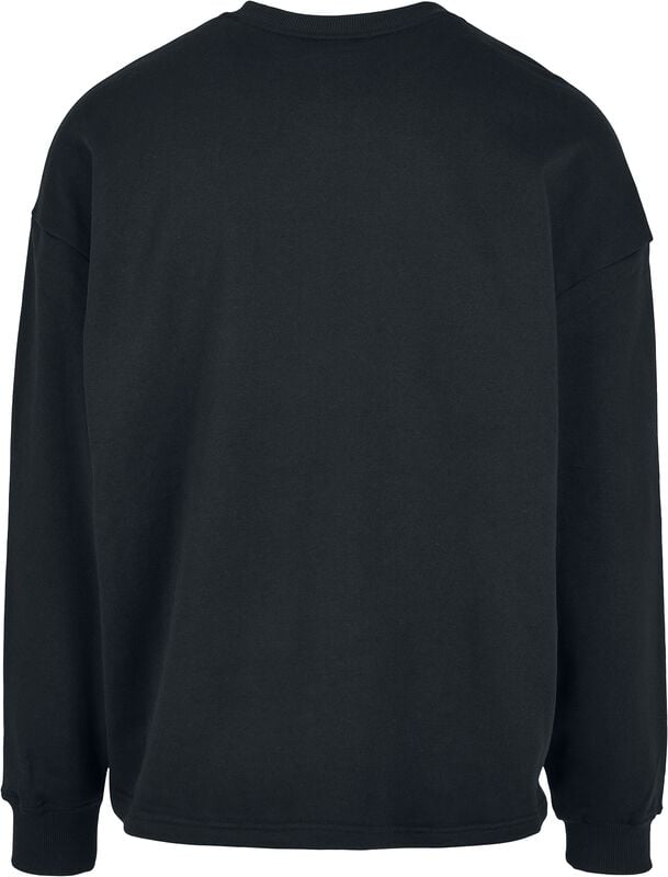 Gothicana By Emp "Organic Oversized Boxy Crew" Sweatshirt Black By Urban Classics