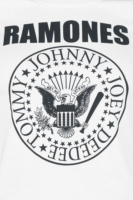 Gothicana By Emp "Original Crest" T-Shirt White By Ramones