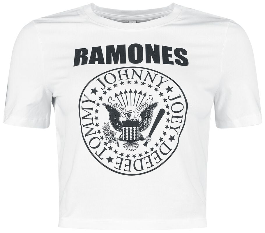 gothicana by emp "Original Crest" T-Shirt white by Ramones