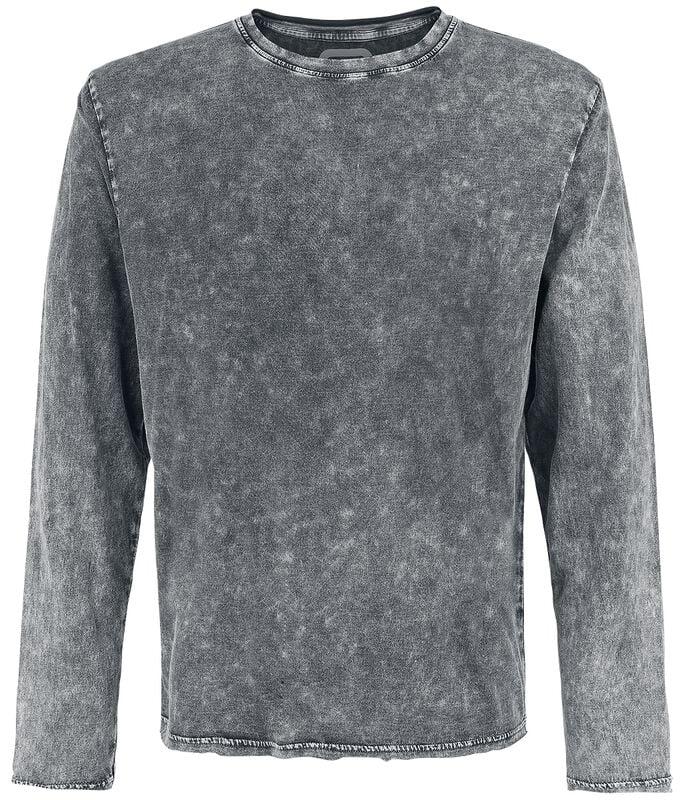 gothicana by emp "Overcome" Long-sleeve Shirt grey by RED by EMP