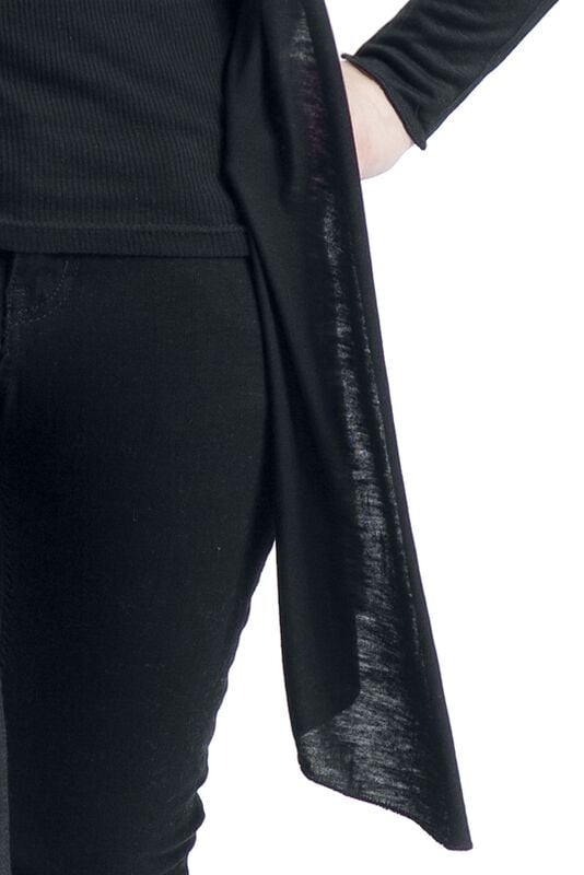 Gothicana By Emp "Overlay Hood" Cardigan Black By Black Premium By EMP