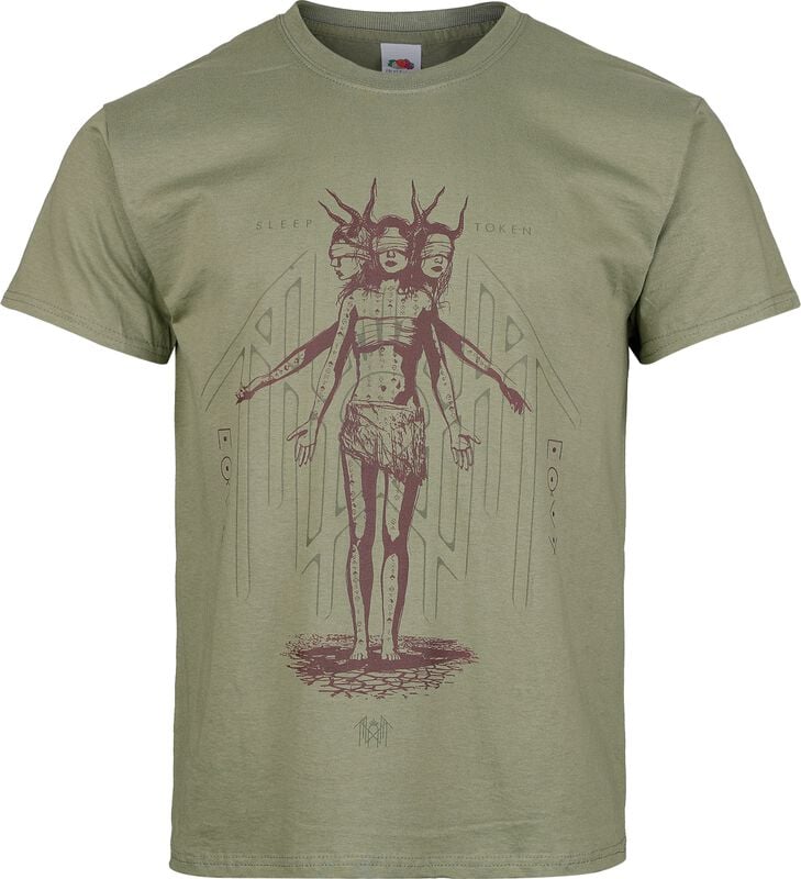 gothicana by emp "Overlay" T-Shirt green by Sleep Token