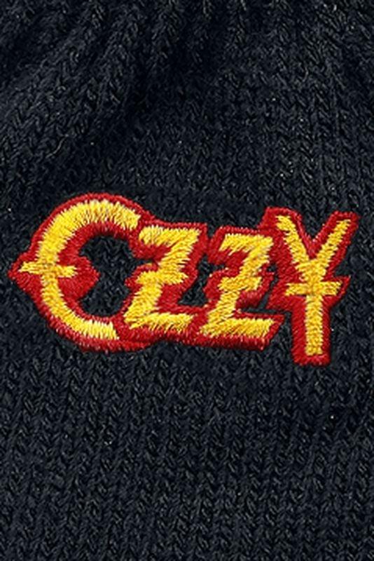 Gothicana By Emp "Ozzy" Fingerless Gloves Black By Ozzy Osbourne