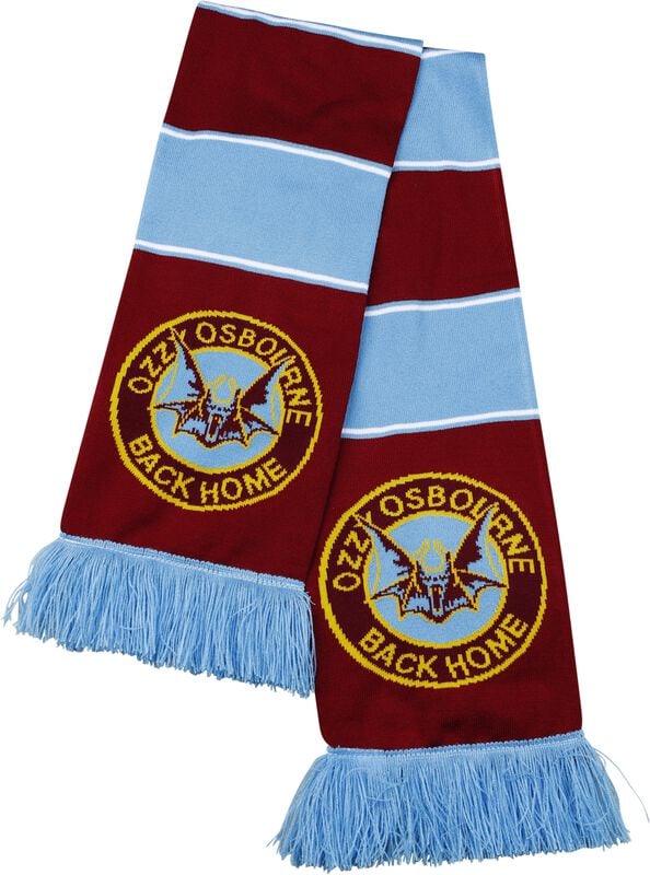 Gothicana By Emp "Ozzy X Aston Villa - Back Home- Football Scarf" Scarf Multicolour By Ozzy Osbourne