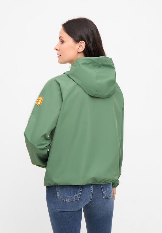 Gothicana By Emp "Packby" Between-seasons Jacket Green By Derbe Hamburg