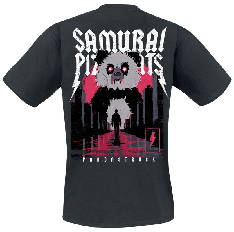 Gothicana By Emp "Pandastruck Cover" T-Shirt Black By Samurai Pizza Cats