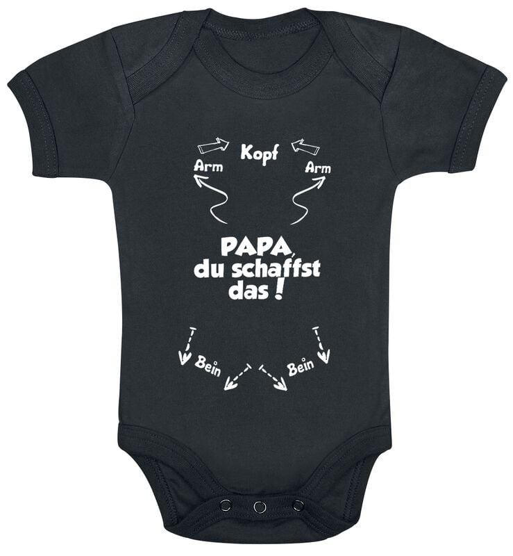 gothicana by emp "Papa du schaffst das - Kids - Papa du schaffst das " Body black by Family & Friends